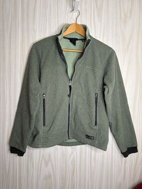 REI Olive Green Fleece Jacket